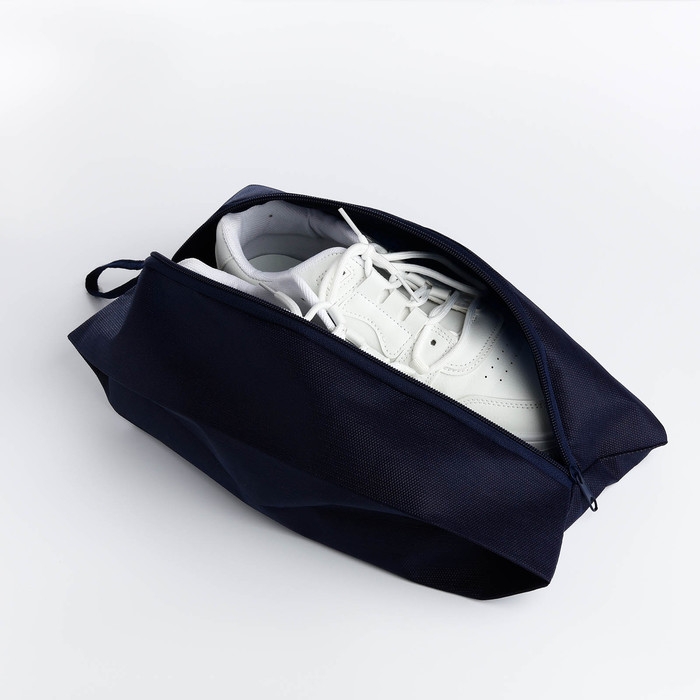 Сумка для обуви на молнии, цвет синий Сумка для обуви на молнии, цвет синий