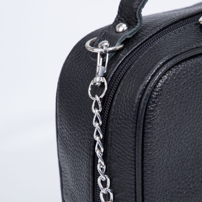 Сумка женская TEXTURA, саквояж, маленький размер, цвет чёрный Сумка женская TEXTURA, саквояж, маленький размер, цвет чёрный