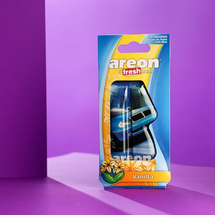 Ароматизатор на зеркало Areon Refreshment гелевый, ваниль 704-025-907 Ароматизатор на зеркало Areon Refreshment гелевый, ваниль 704-025-907