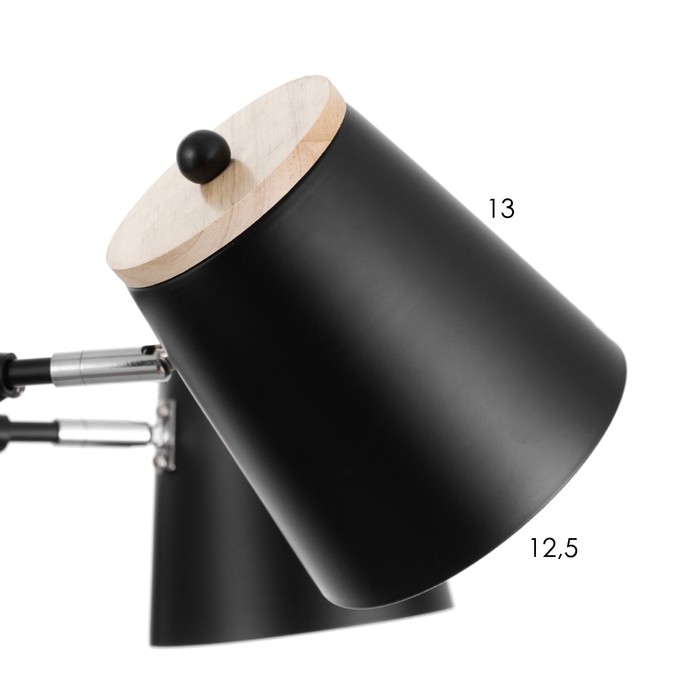 Люстра "Ирвина" 8хЕ27 40Вт черный 85х85х50см