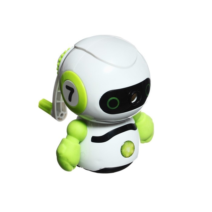 Точилка механическая с контейнером Точилка механическая с контейнером "Робот", МИКС