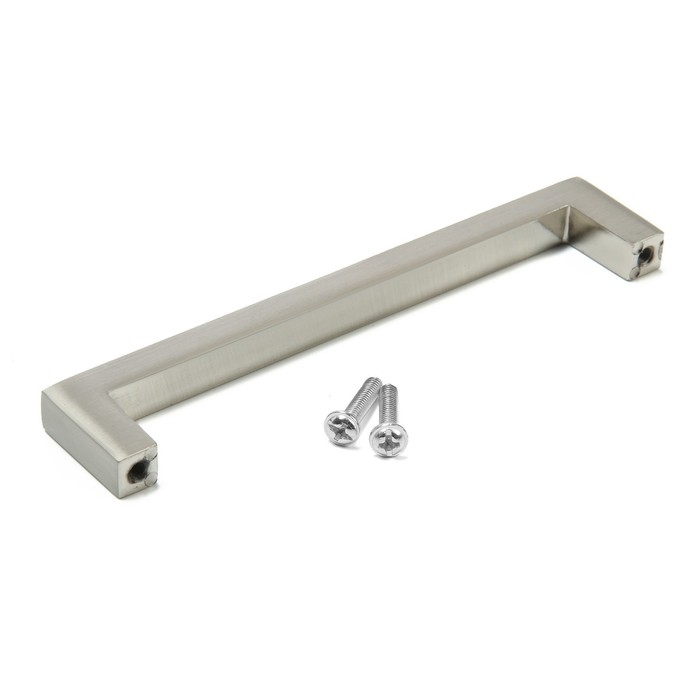 Ручка-скоба SQUARE CAPPIO RSC008, нержавеющая сталь, м/о 128 мм, цвет серебро Ручка-скоба SQUARE CAPPIO RSC008, нержавеющая сталь, м/о 128 мм, цвет серебро