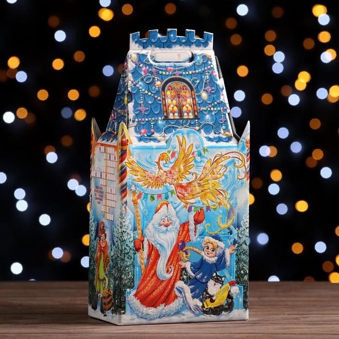 Новый год. Подарочная коробка Новый год. Подарочная коробка "В гостях у Сказки", 16,7 х 10,1 х 34,5 см.