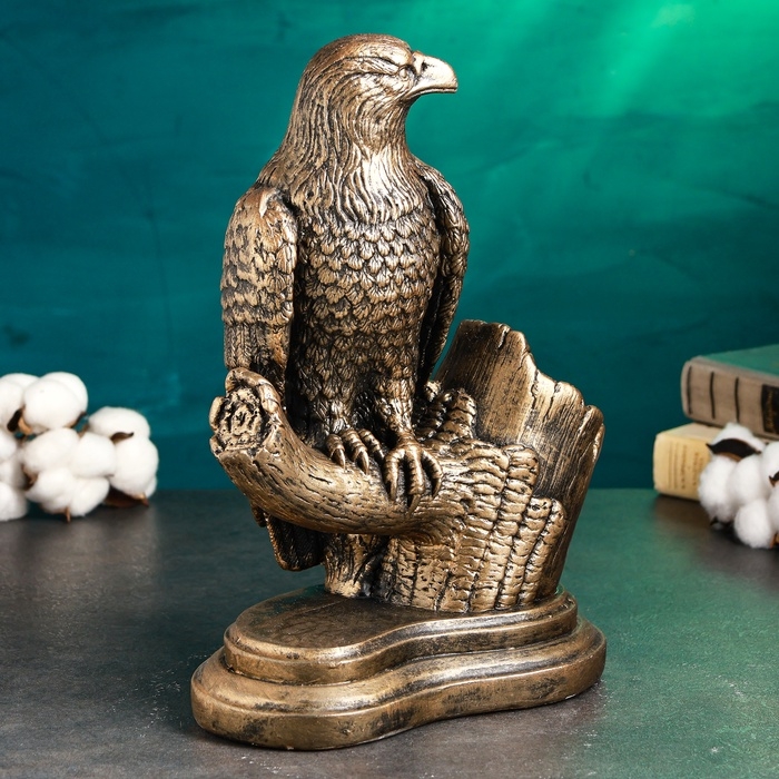 Фигура Фигура "Сокол" 23х13х33см, бронза