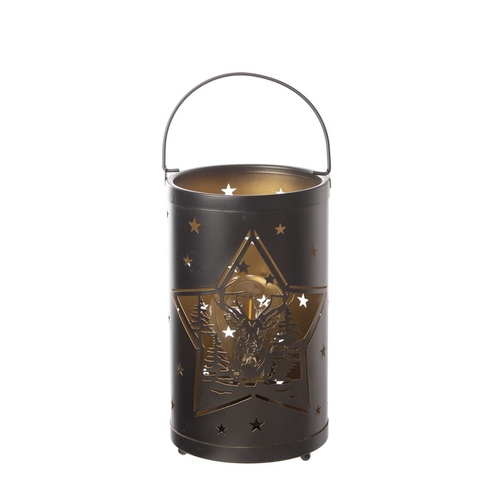 Светильник Светильник "Ночные звезды" LED 3хААА черный 12х12х20,5см