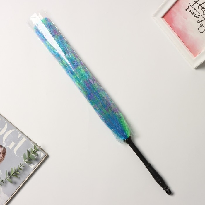 Щётка для пыли Доляна «Павлин», 59 см, насадка 40,5 см, 40 гр Щётка для пыли Доляна «Павлин», 59 см, насадка 40,5 см, 40 гр