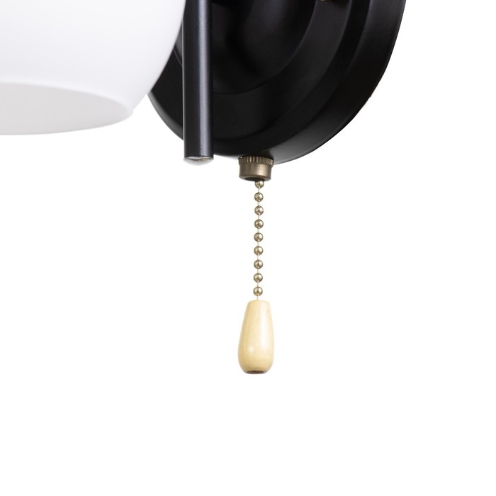 Бра 2198/1 E27 40Вт черно-золотой 22х13х16 см