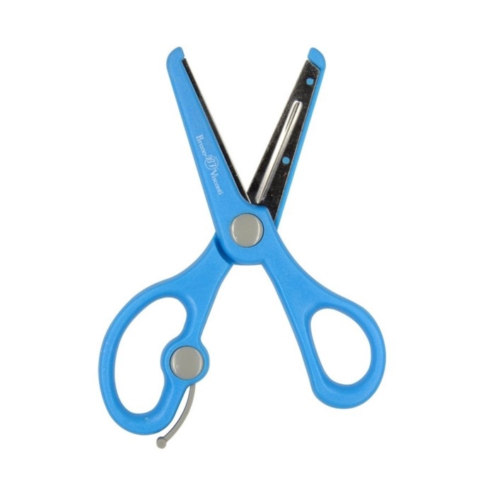 Ножницы детские канцелярские 13,5 см BrunoVisconti ERGOCUT, возвратный механизм, безопасные лезвия, голубые Ножницы детские канцелярские 13,5 см BrunoVisconti ERGOCUT, возвратный механизм, безопасные лезвия, голубые