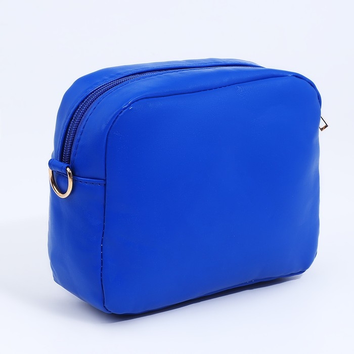 Сумка кросс-боди на молнии, цвет синий Сумка кросс-боди на молнии, цвет синий