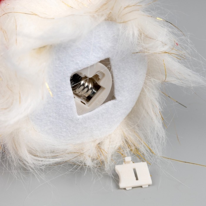 Светодиодная фигура «Гном красный» 12 × 19 × 12 см, текстиль, батарейки AG10х3 (в комплекте), свечение тёплое белое Светодиодная фигура «Гном красный» 12 × 19 × 12 см, текстиль, батарейки AG10х3 (в комплекте), свечение тёплое белое