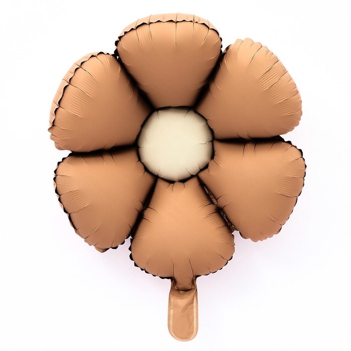 Шар фольгированный 19 Шар фольгированный 19" «Ромашка», матовый, цвет шоколадный