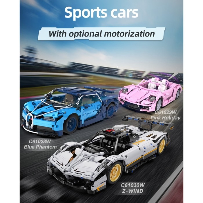 Конструктор «Техно. Спорткар», 1200 деталей Конструктор «Техно. Спорткар», 1200 деталей