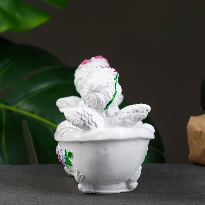 Фигура Фигура "Два ангелочка в ванной" 10х15см