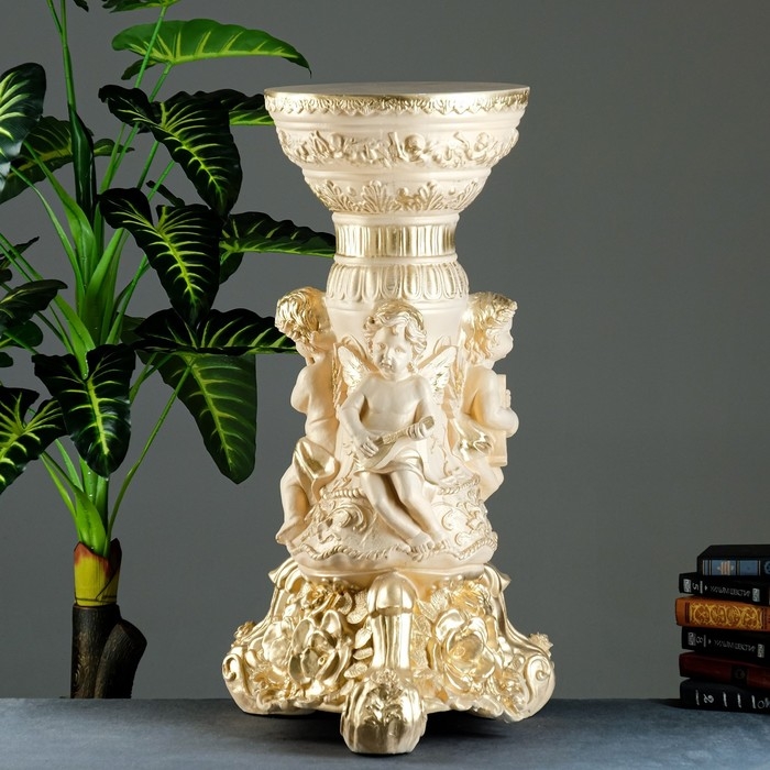 Колонна Колонна "Три ангела" слоновая кость, 49х46х88 см