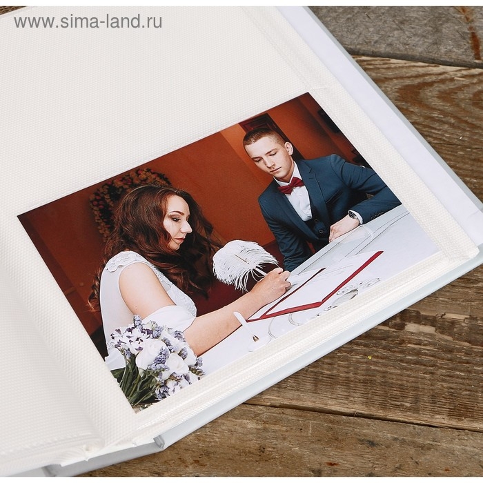 Фотоальбом Fotografia на 200 фото Фотоальбом Fotografia на 200 фото "Свадебный" 10x15 см