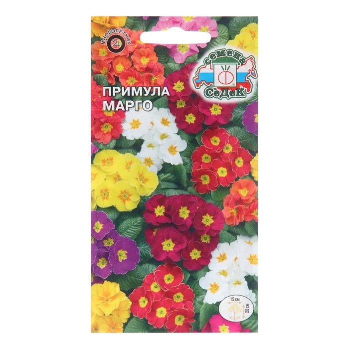 Семена цветов Примула  Семена цветов Примула "Марго",Евро, 0,1 г