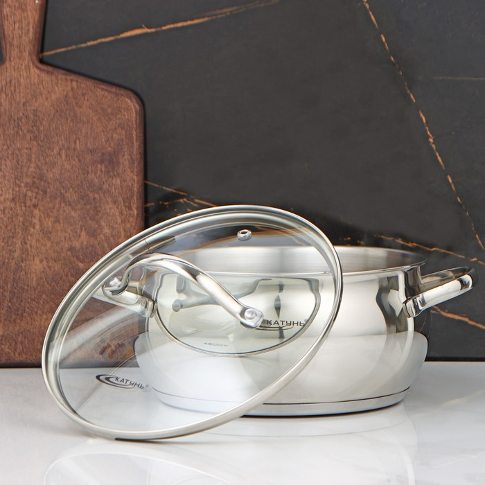 Кастрюля «Медея», 3.2 л, d=20 см, капсульное дно, индукция Кастрюля «Медея», 3.2 л, d=20 см, капсульное дно, индукция