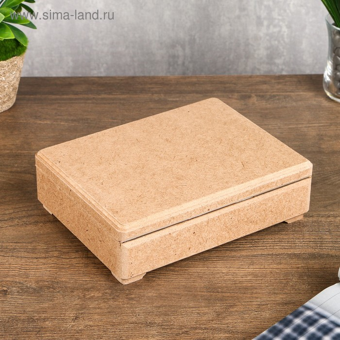 Шкатулка для декора из МДФ 21х16х6,5 см Шкатулка для декора из МДФ 21х16х6,5 см