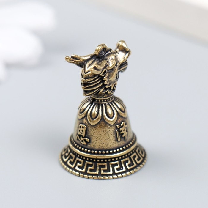Колокольчик латунь  Колокольчик латунь "Голова дракона" 2,2х2,2х3 см