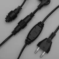 Гирлянда &laquo;Занавес&raquo; 2&times;9 м, IP44, УМС, тёмная нить, 1800 LED, свечение мульти, 220 В