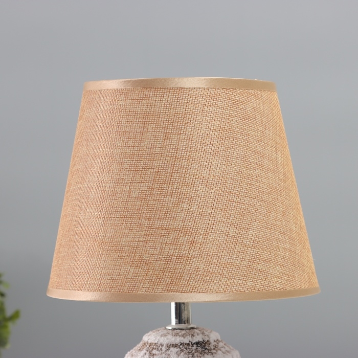 Лампа настольная Лампа настольная "Конг" 1х40Вт Е14 коричневый 19,5х19,5х34см