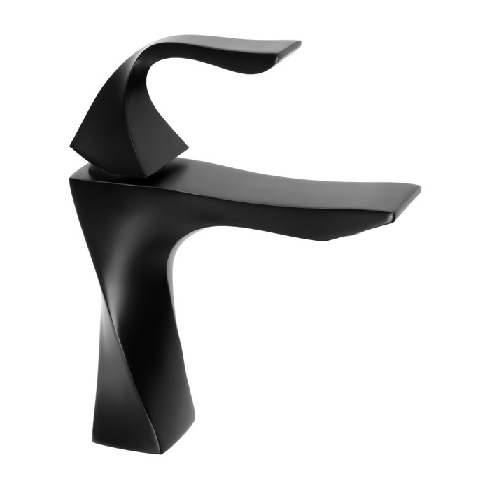 Смеситель для раковины ZEIN Z3790, дизайнерский, однорычажный, картридж 35 мм, черный Смеситель для раковины ZEIN Z3790, дизайнерский, однорычажный, картридж 35 мм, черный