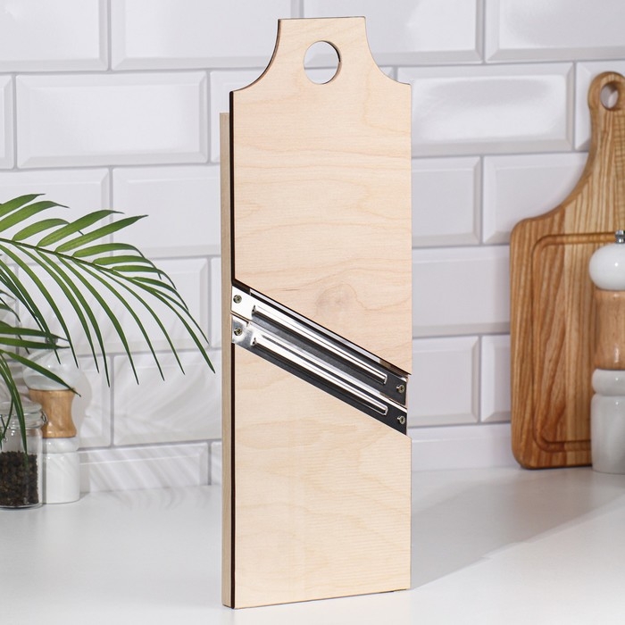 Шинковка деревянная 2 ножа 42,5х15 см Шинковка деревянная 2 ножа 42,5х15 см