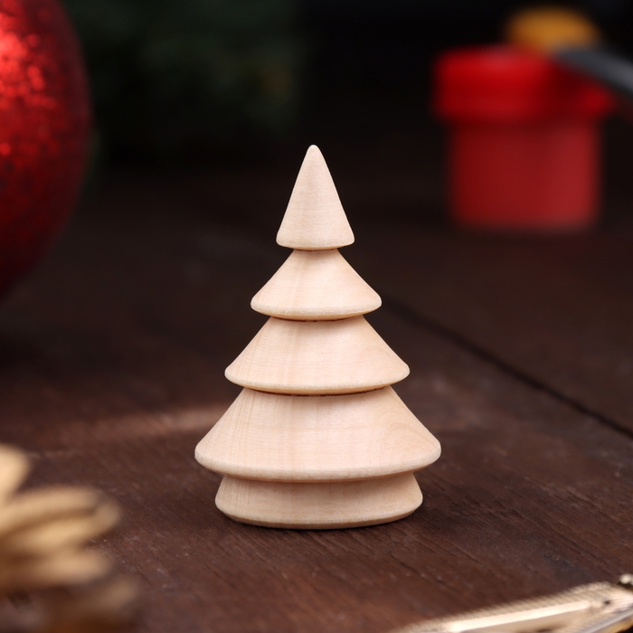 Заготовка для творчества Елочка 4,5х3 см Заготовка для творчества Елочка 4,5х3 см