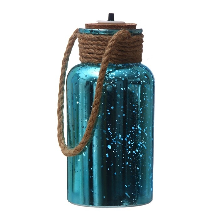 Ночник Ночник "Ласси" LED от батареек синий 8х8х17 см RISALUX