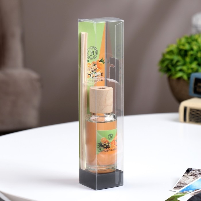 Диффузор ароматический  Диффузор ароматический "Модерн", 50 мл, цитрус и ваниль, "Богатство Аромата"