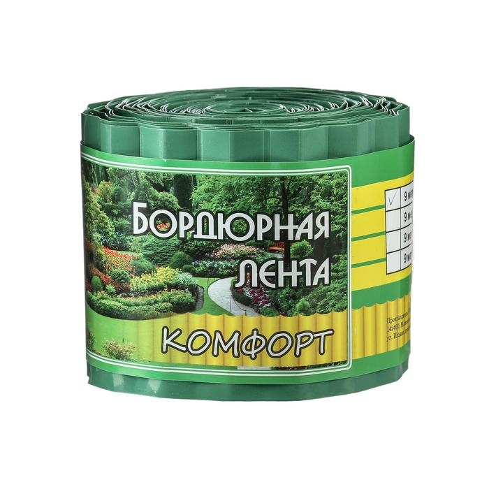 Лента бордюрная, 10 см × 9 м, толщина 0,6 мм, пластиковая, зелёная, Greengo Лента бордюрная, 10 см × 9 м, толщина 0,6 мм, пластиковая, зелёная, Greengo