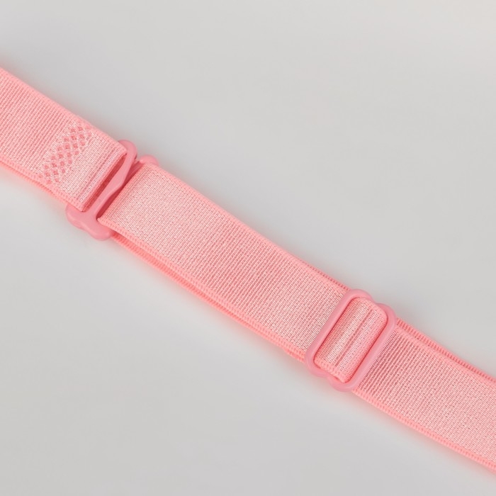 Бретели текстильные, 1,5 см, 37 см, пара, цвет светло-розовый Бретели текстильные, 1,5 см, 37 см, пара, цвет светло-розовый