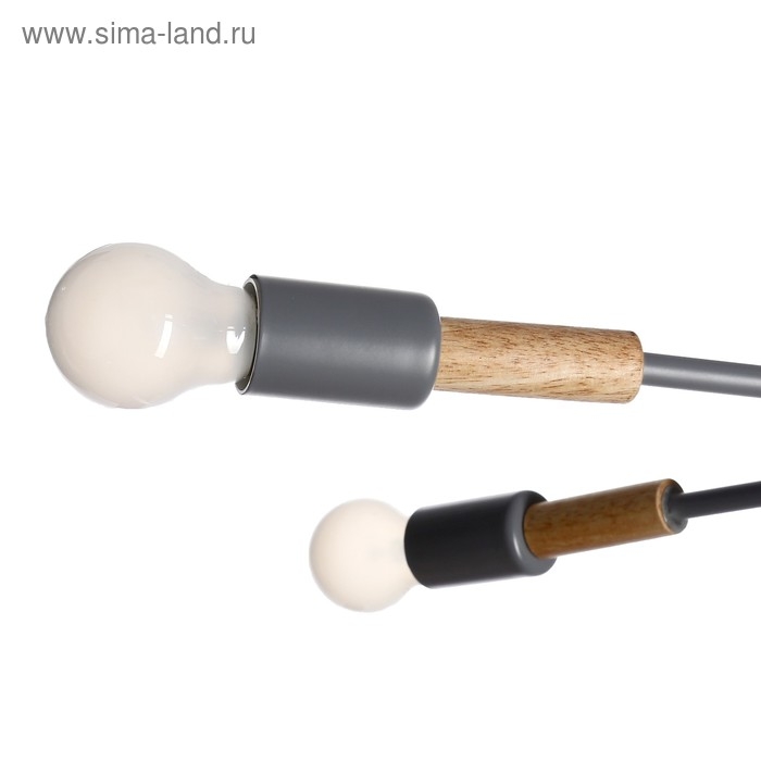 Люстра "Этингер" 6х40Вт E27 серый 94х94х50 см BayerLux