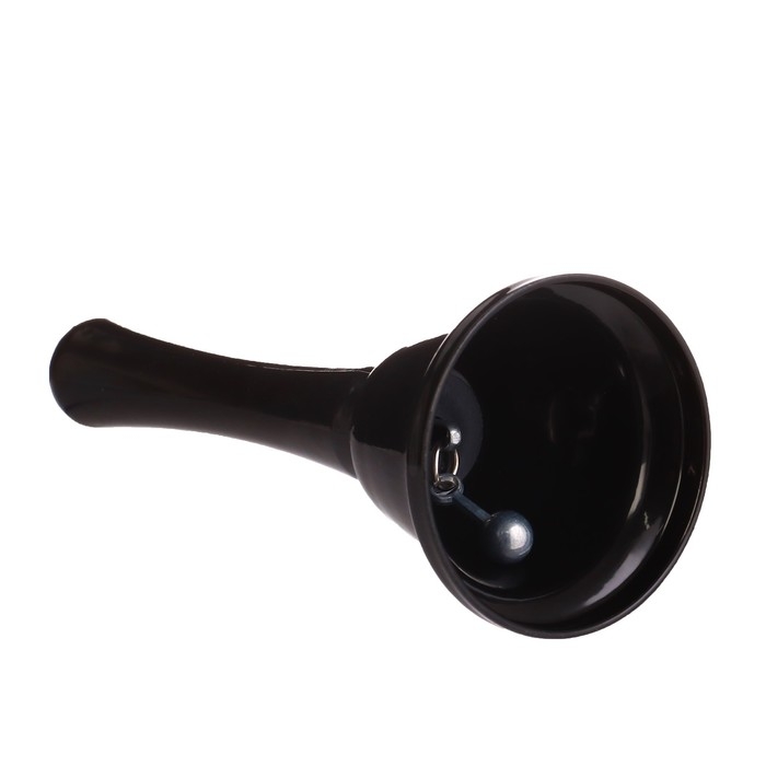 Колокольчик настольный, черный, 12.5 х 5.2 см Колокольчик настольный, черный, 12.5 х 5.2 см