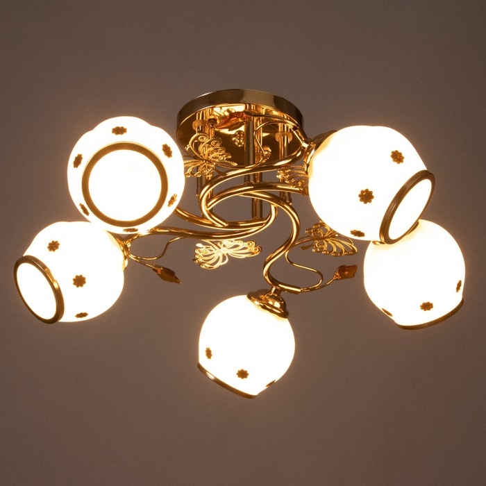 Люстра Люстра "Велма" 5х40Вт Е27 Золото МОДЕЛЬ: 2600549