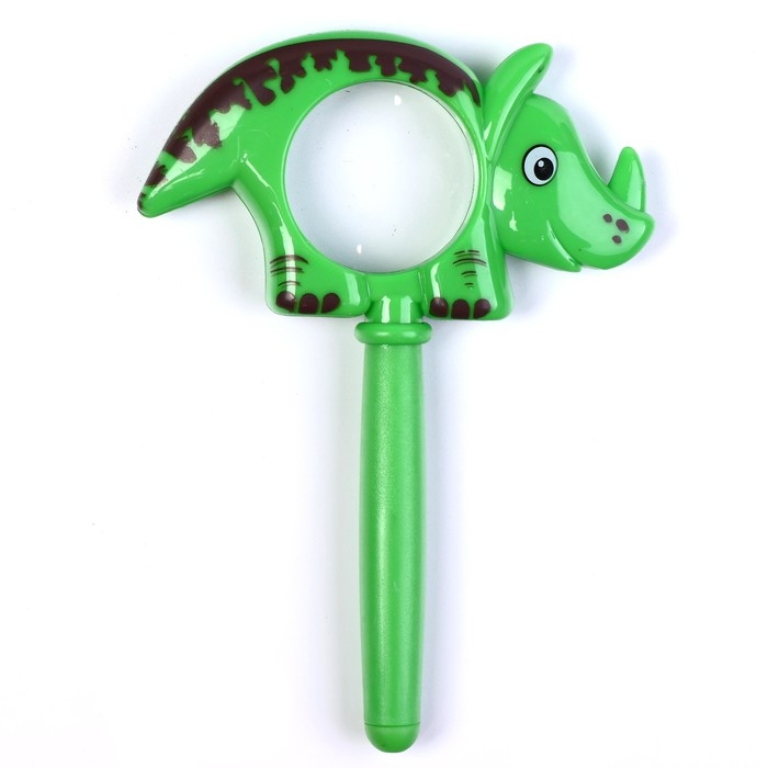 Лупа детская Животные, линза 35мм, микс Лупа детская Животные, линза 35мм, микс