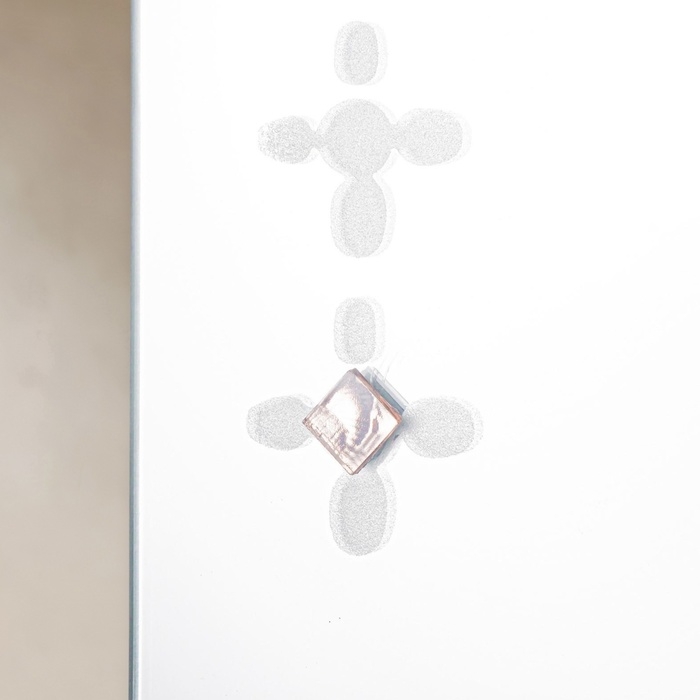 Зеркало «Ромб», с пескоструйной графикой, настенное, с полочкой, 40×60 см Зеркало «Ромб», с пескоструйной графикой, настенное, с полочкой, 40×60 см