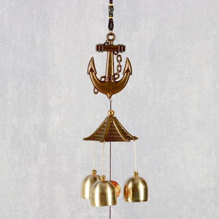 Музыка ветра металл Музыка ветра металл "Якорь" 6 колокольчиков 60 см
