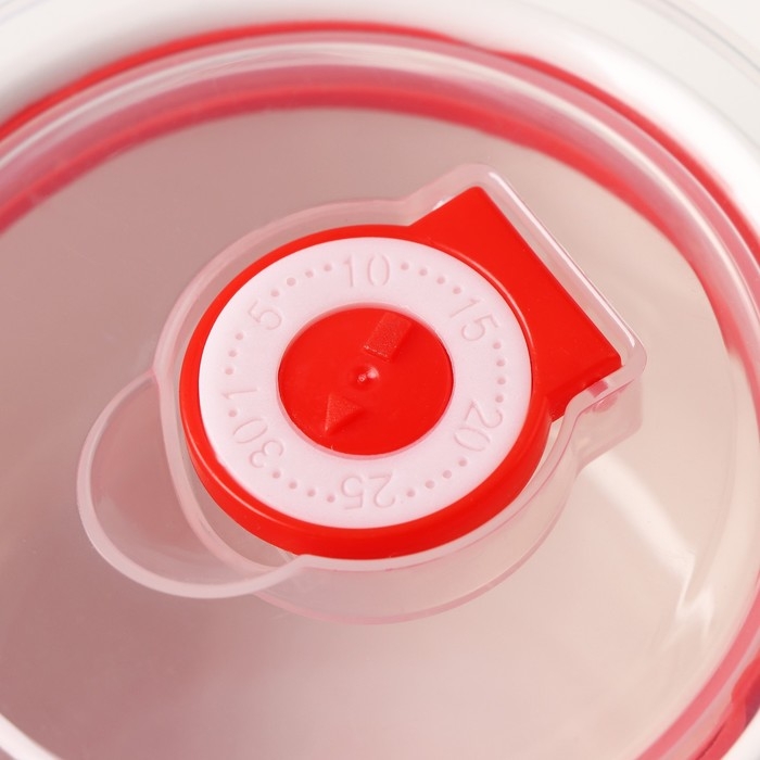 Набор салатников керамических с вакуумными крышками &laquo;Ирена&raquo;, 3 предмета: 300 мл, 600 мл, 900 мл