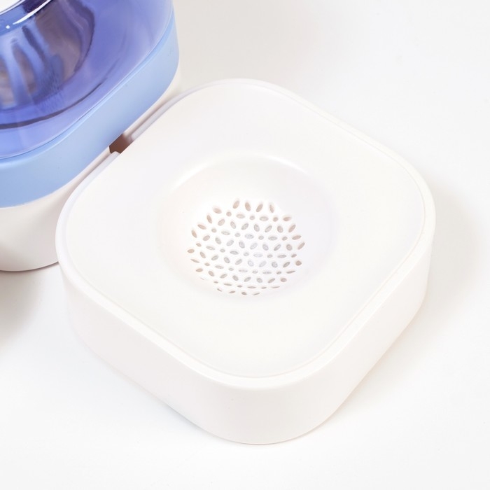 Автокормушка со съёмной крышкой, контейнер 1,8 л, фиолетовая Автокормушка со съёмной крышкой, контейнер 1,8 л, фиолетовая