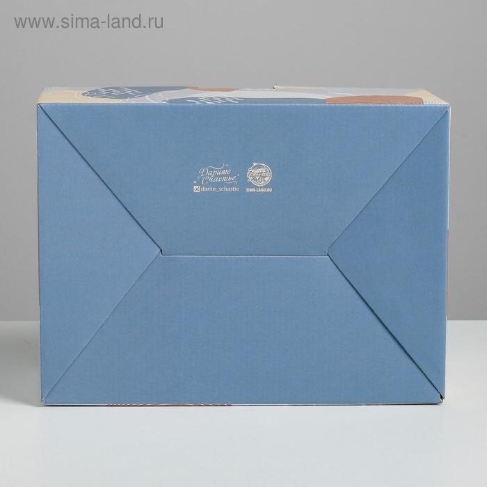 Коробка подарочная сборная, упаковка, «Силуэт», 26 х 19 х 10 см Коробка подарочная сборная, упаковка, «Силуэт», 26 х 19 х 10 см