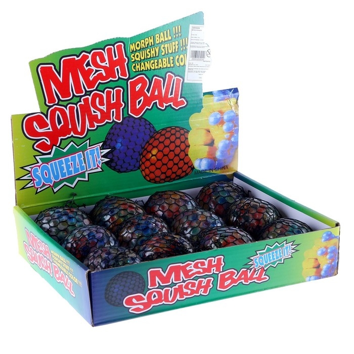 Мялка «Цветик», с гидрогелем, в чёрной сетке Мялка «Цветик», с гидрогелем, в чёрной сетке