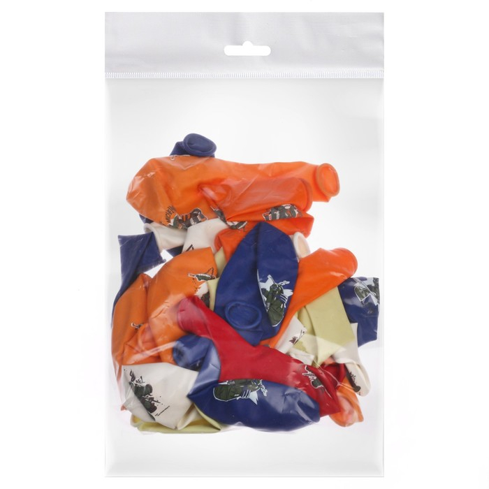 Шар латексный 14 Шар латексный 14" «Черепашки-Ниндзя», пастель, шёлк, 2 ст., набор 25 шт. МИКС