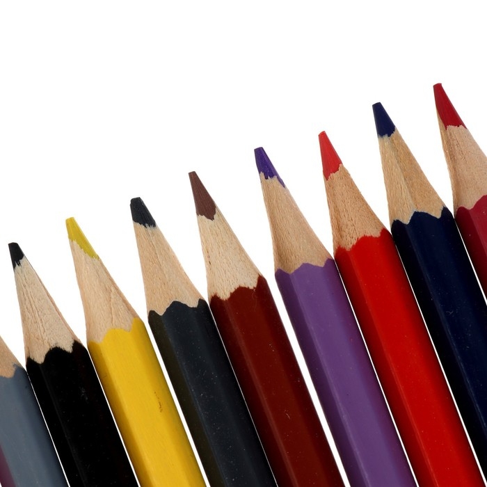 Карандаши 18 цветов Calligrata, шестигранные, в картонной коробке Карандаши 18 цветов Calligrata, шестигранные, в картонной коробке