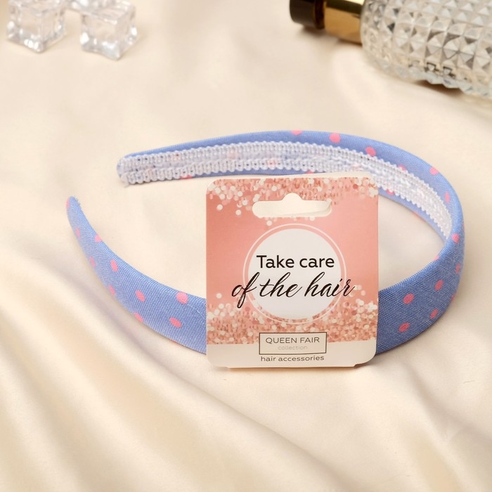 Ободок для волос Ободок для волос "Классика" горох, 2,5 см, микс