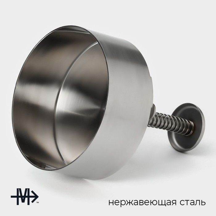 Пресс для бургеров Magistro Steel, 14×11,5 см, 304 сталь Пресс для бургеров Magistro Steel, 14×11,5 см, 304 сталь
