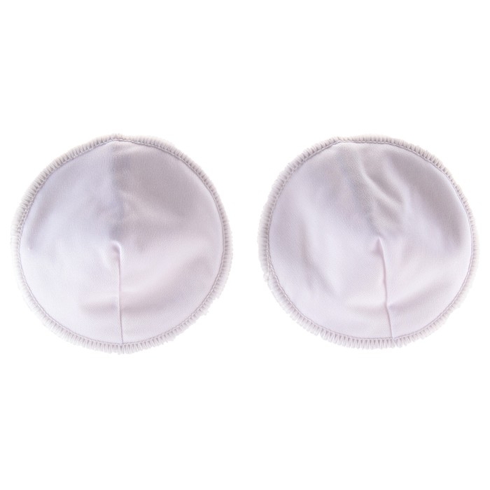 Вкладыши для груди, многоразовые, набор 2 шт., цвет белый, M&B Вкладыши для груди, многоразовые, набор 2 шт., цвет белый, M&B