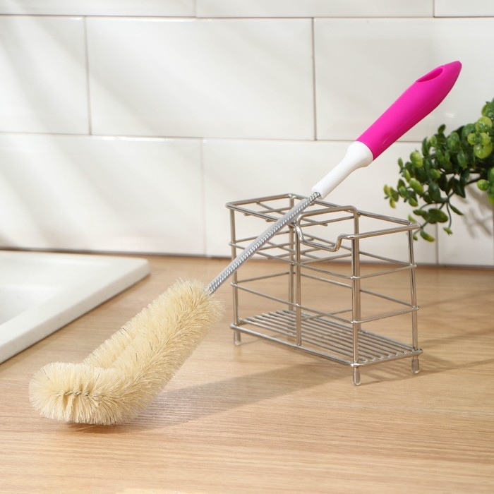 Ёршик для посуды Доляна, 42×6 см, цвет МИКС Ёршик для посуды Доляна, 42×6 см, цвет МИКС