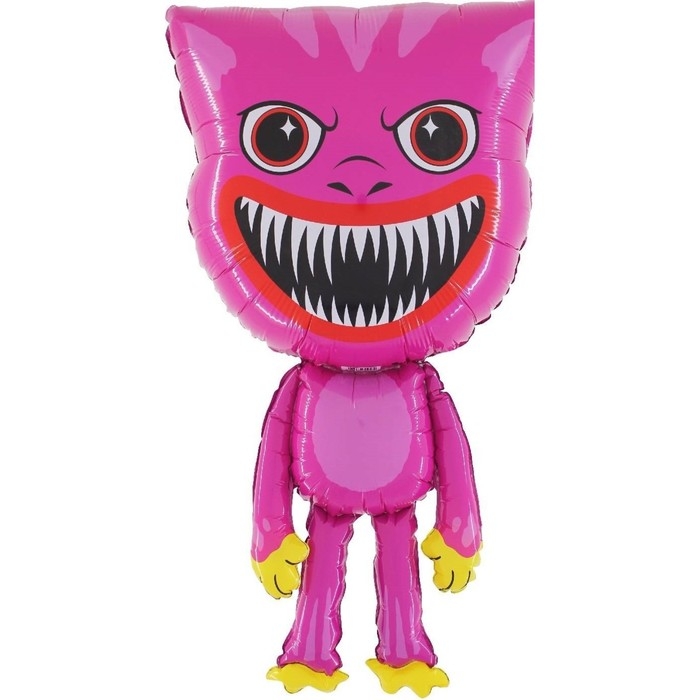 Шар фольгированный 28'' фигура, «Зубастики, Зубабасси», розовый Шар фольгированный 28'' фигура, «Зубастики, Зубабасси», розовый