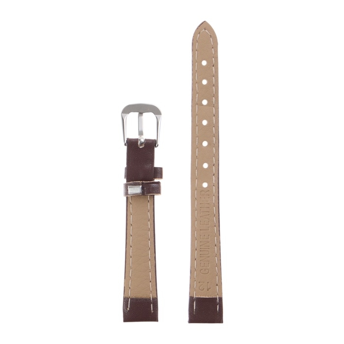 Ремешок для часов Ремешок для часов "Соломон", 12 мм, натуральная кожа, l-20 см, коричневый